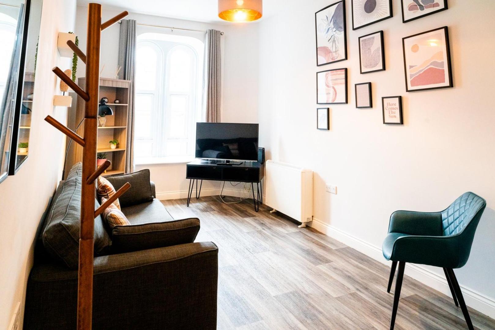 Free Parking | Smart Tv | 4 Guests Lejlighed Swansea Værelse billede